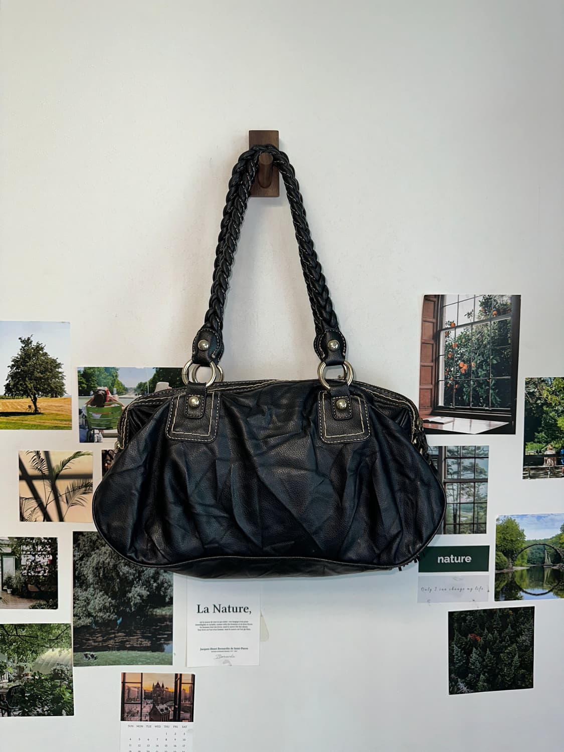 Guess black y2k shoulder bag  상품이미지4