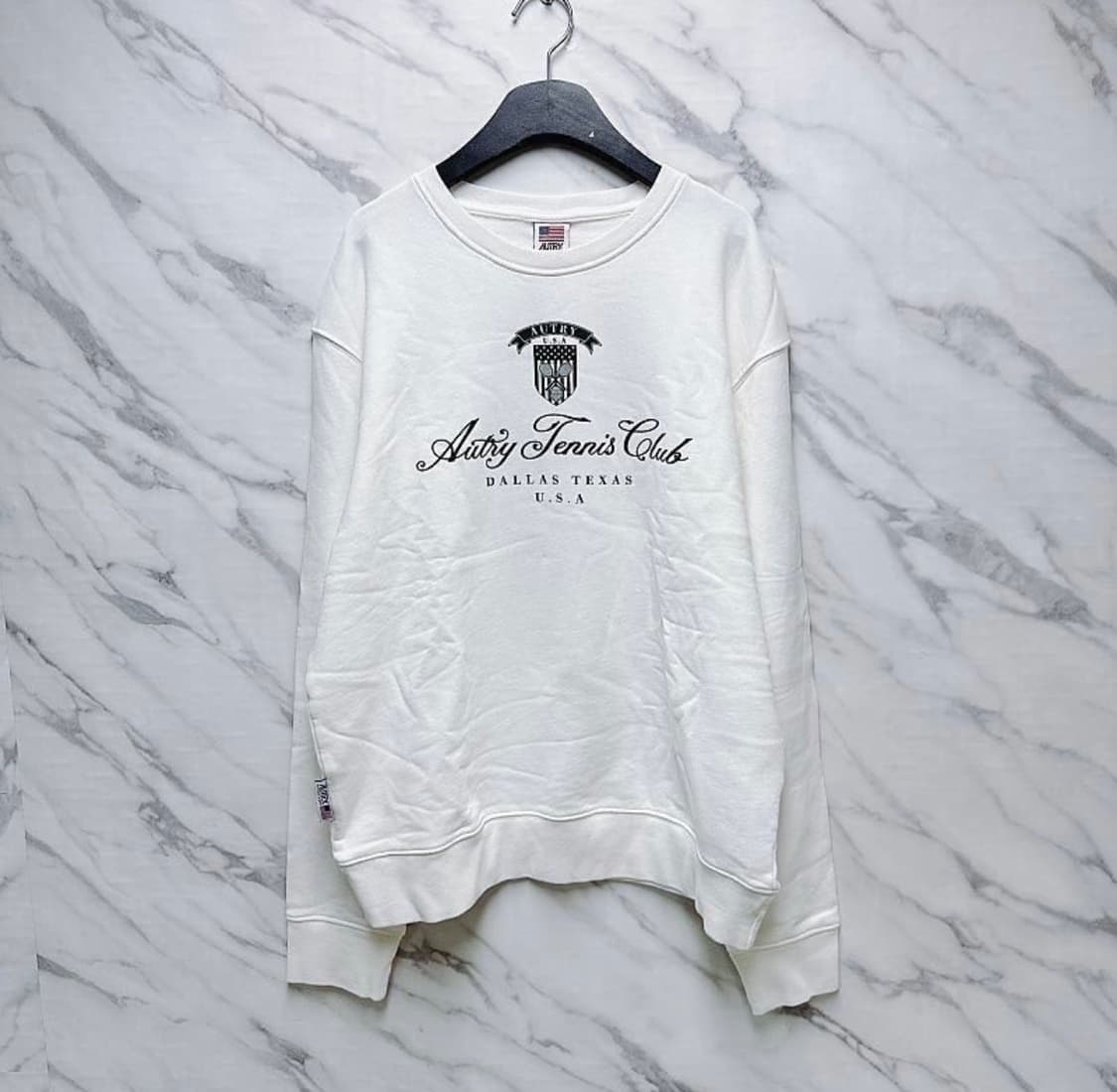 (정품/새상품) 오트리 화이트 테니스 클럽 맨투맨 상품이미지1