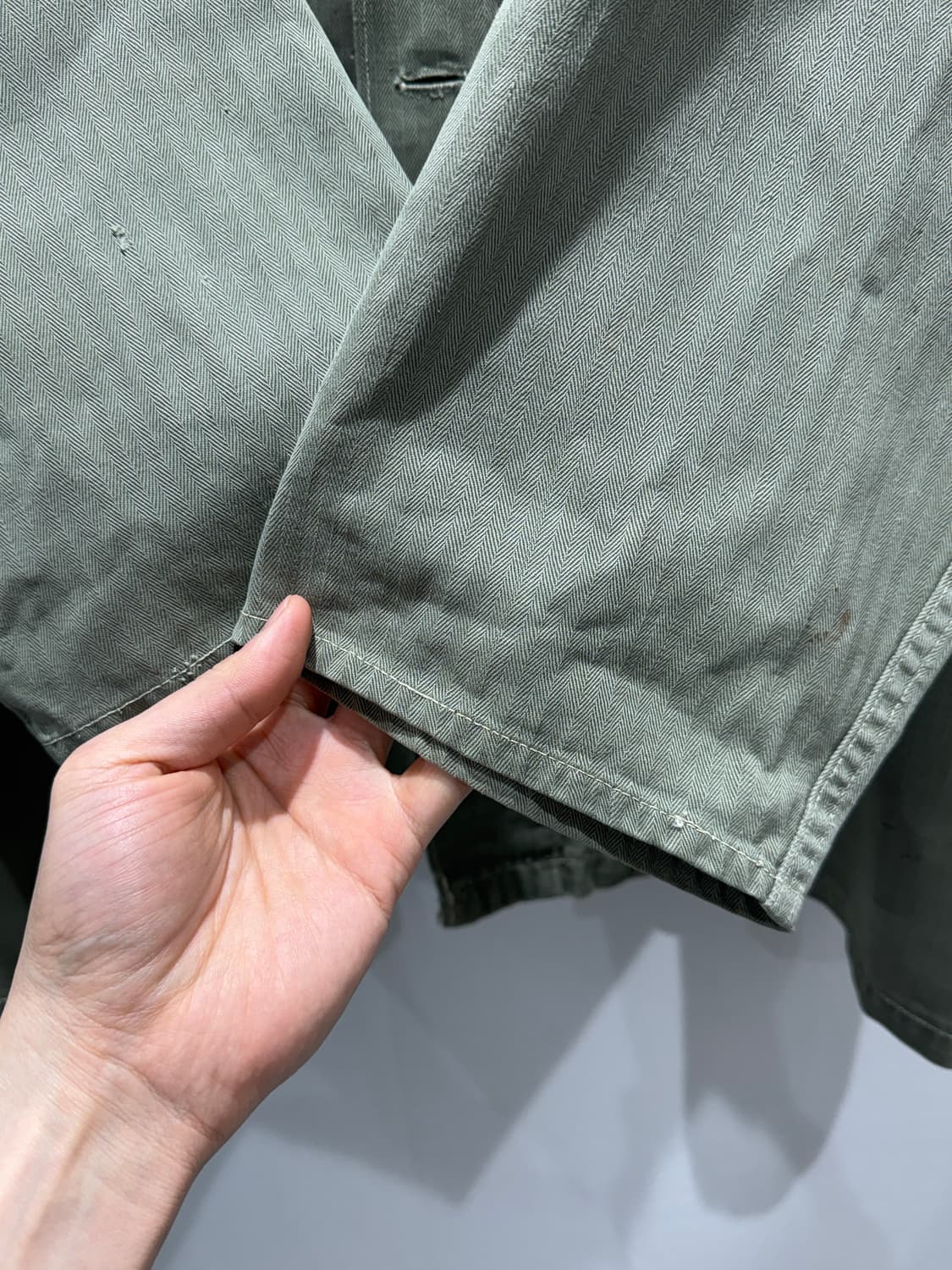 40s USMC P44 HBT 유틸리티 셔츠 상품이미지4