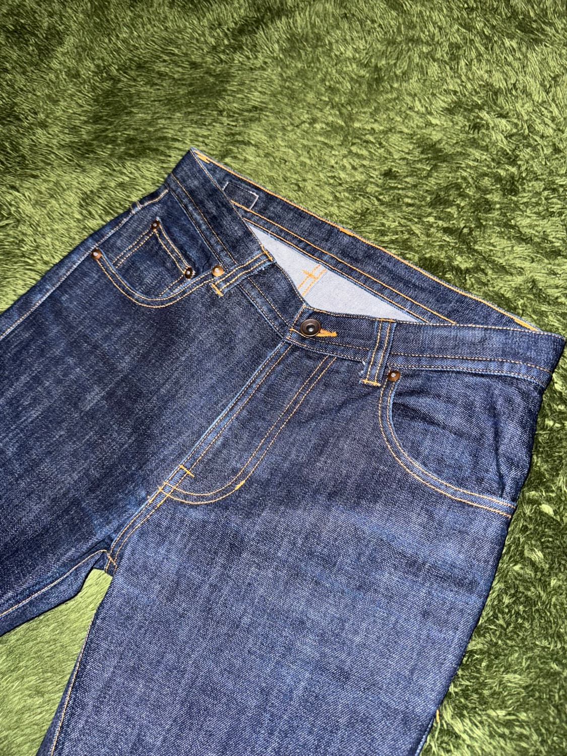 [S] Beams 빔즈 재패니즈 패브릭 데님 팬츠 인디고 상품이미지2