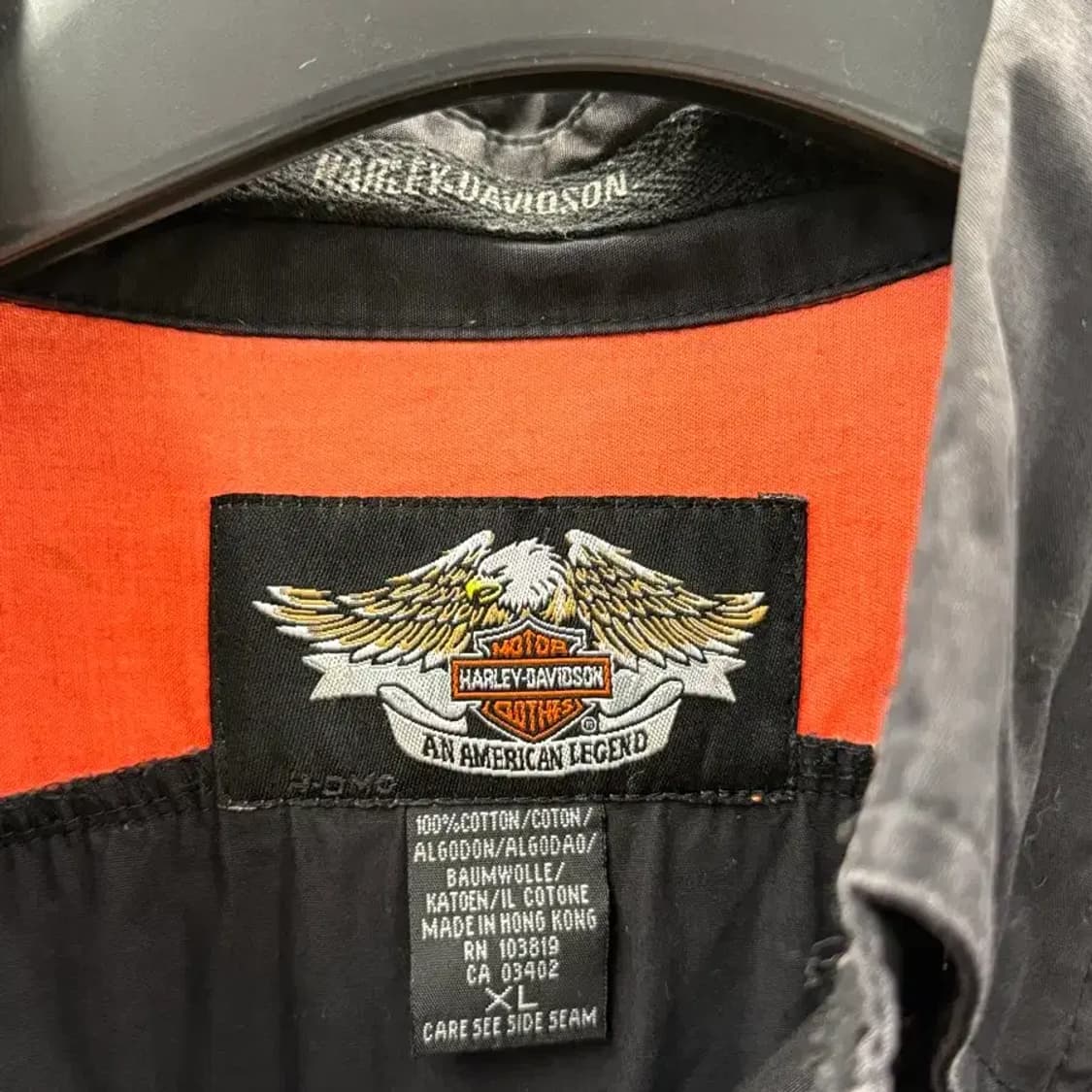 HARLEY-DAVIDSON 할리데이비슨 빅로고 워크 레이싱 셔츠 상품이미지5