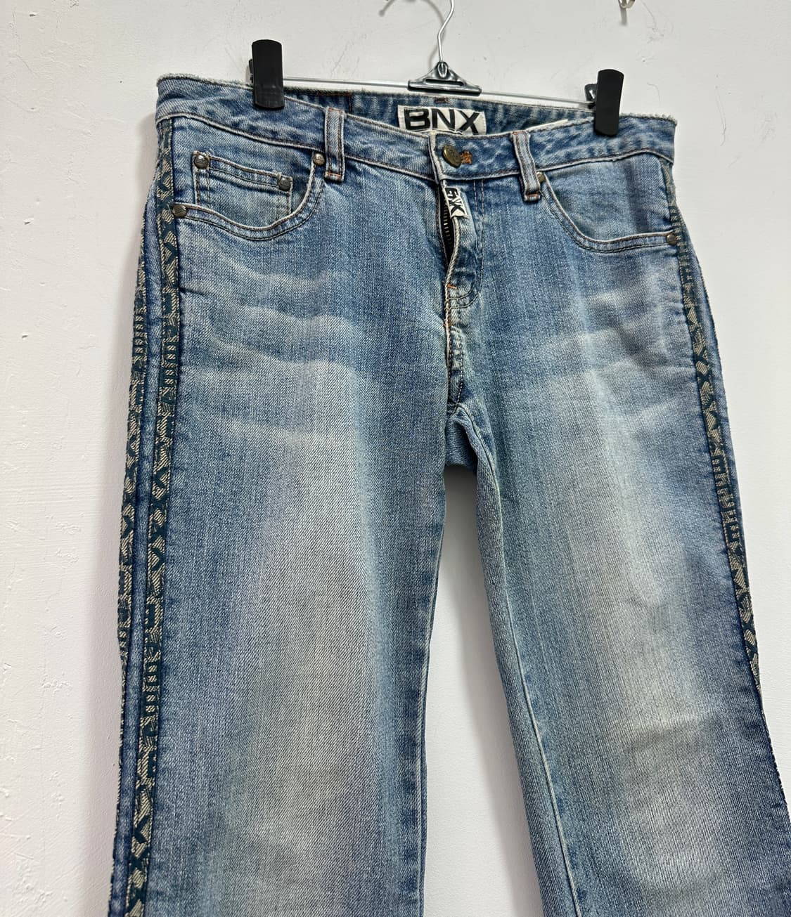 BNX western side lines denim flare pants 상품이미지2