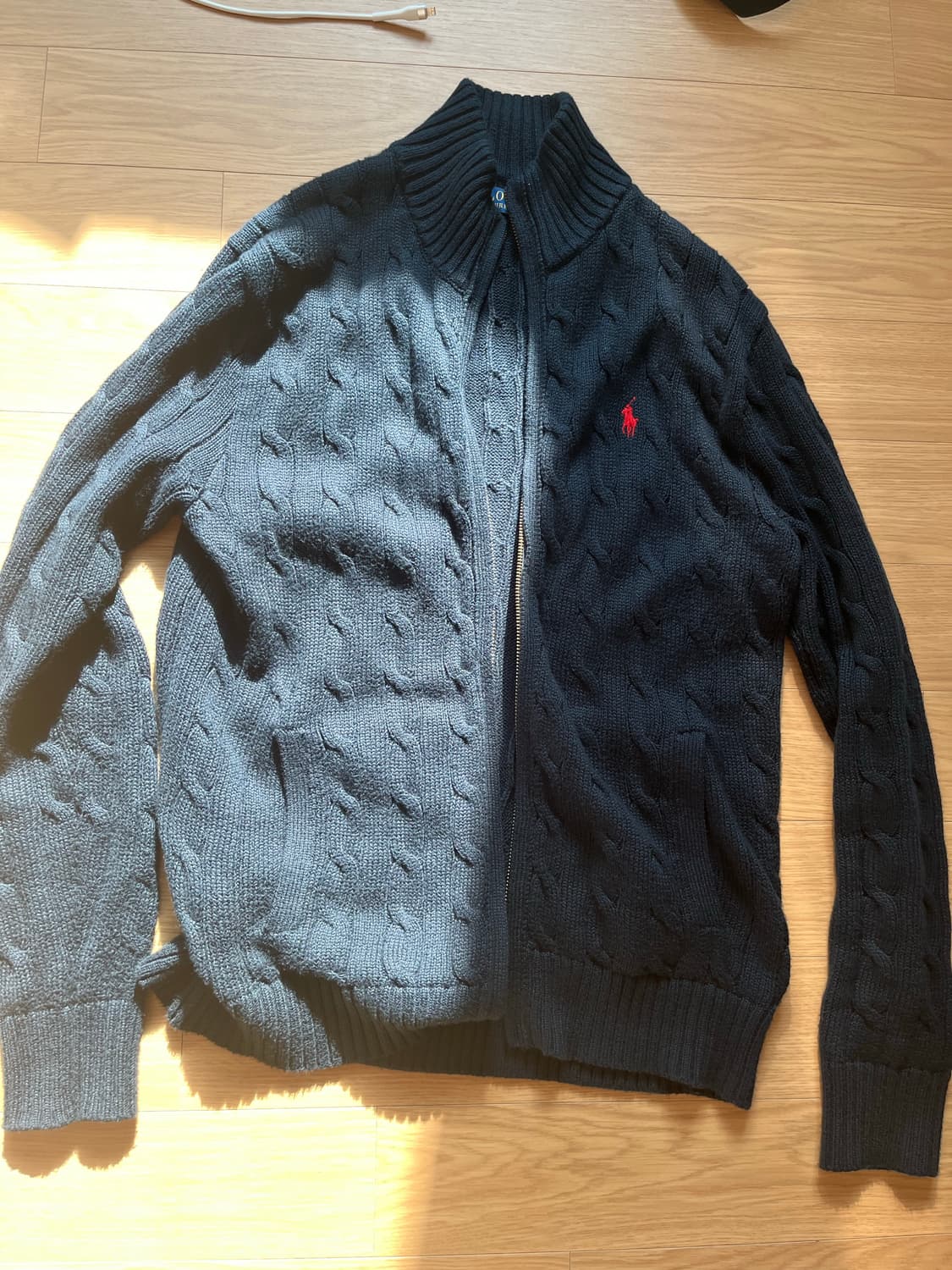 폴로 니트 풀집업 상품이미지1