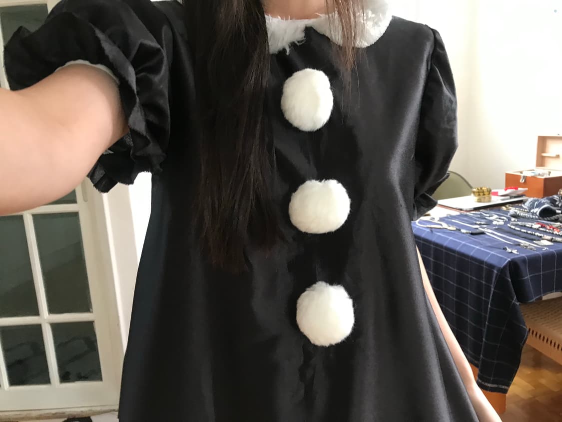 vintage fur one-piece 상품이미지4