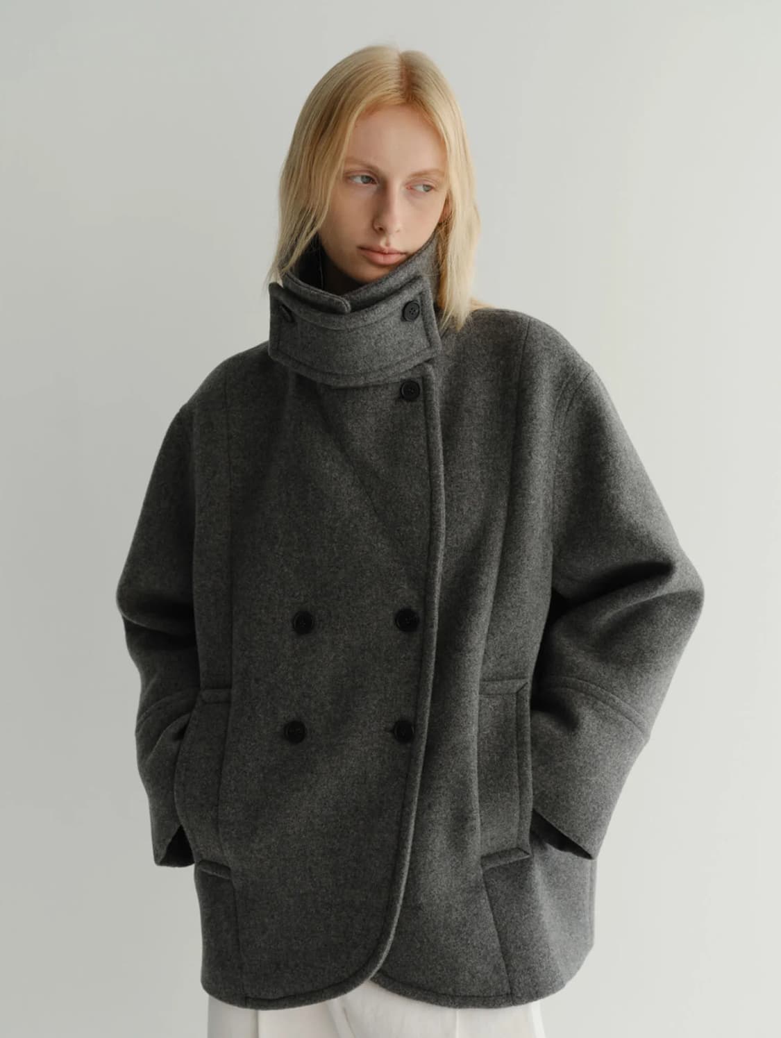 [정가 33만 9천원] 이아 EAAH Owen Coat (grey) 상품이미지1