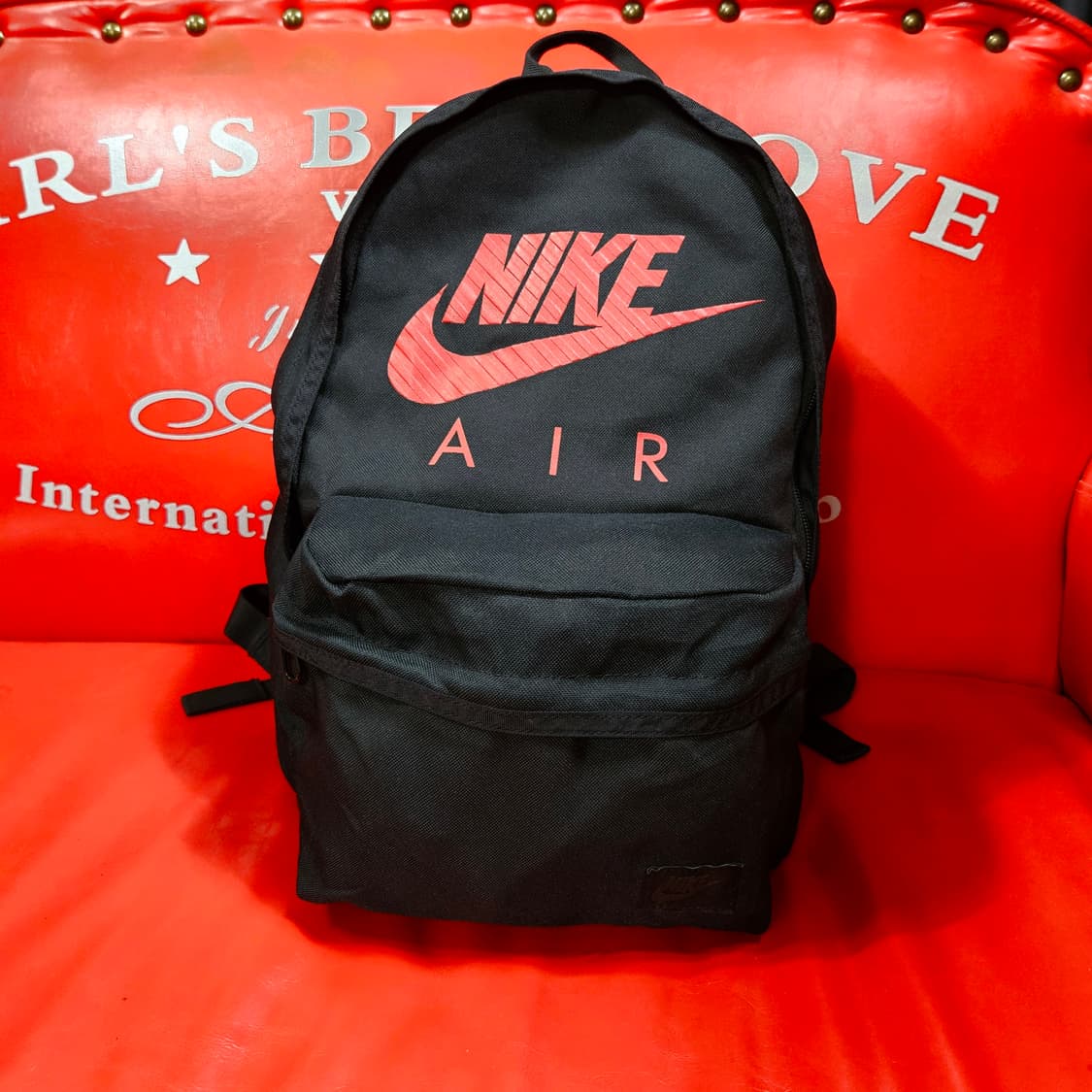 나이키(Nike) 스우시 빅로고 프린팅 나일론 백팩  상품이미지1