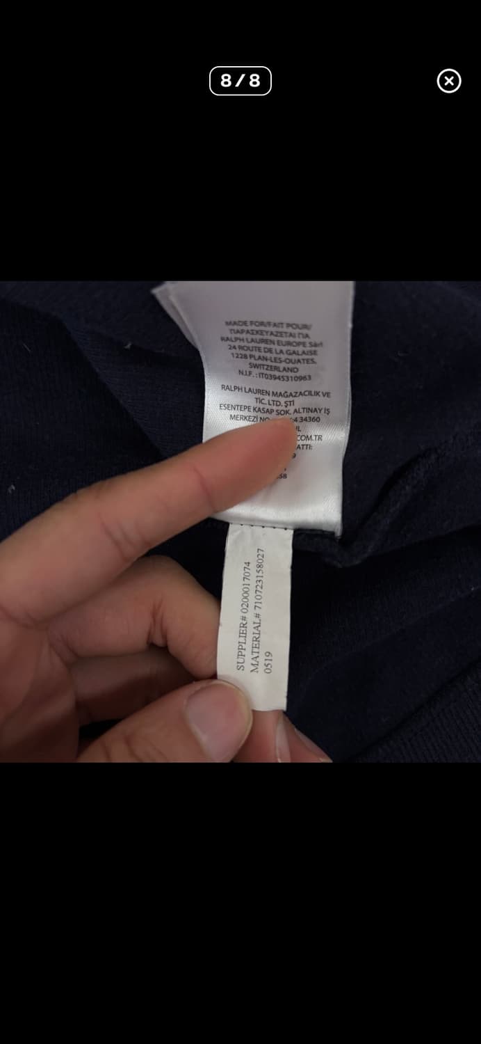 폴로 반집업 니트 상품이미지6