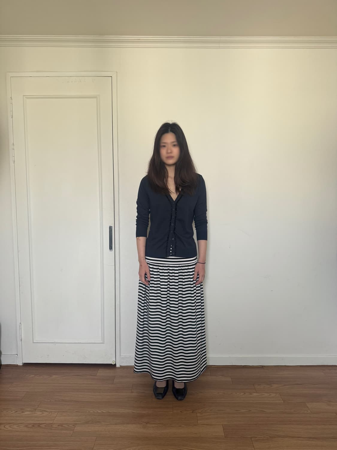 스트라이프 스커트 상품이미지4