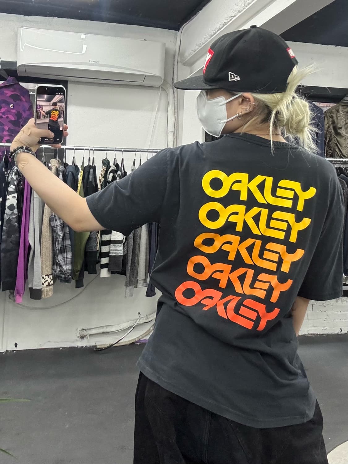 오클리 스펠로고 티셔츠 상품이미지1