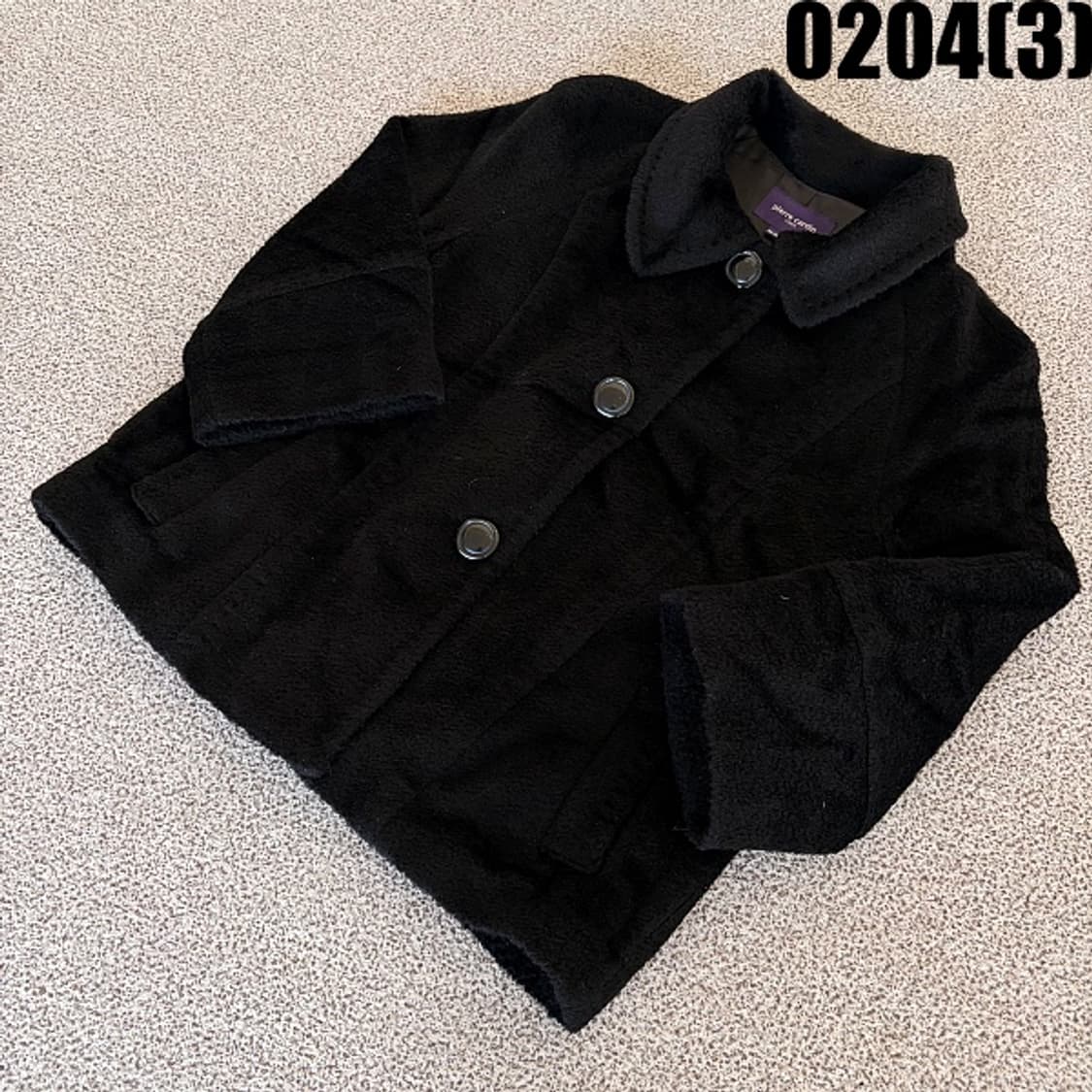 [88-100-150] 피에르가르뎅 여성 울혼방 코트 0204(3) 상품이미지1