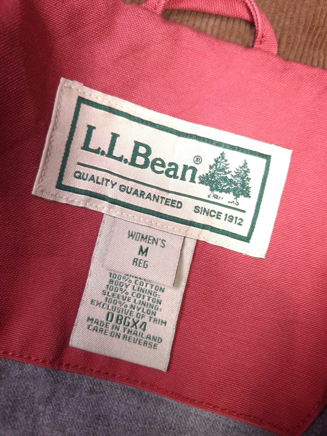 오리지날 90's L.L.Bean 엘엘빈 캔버스코튼 헌팅자켓 상품이미지3