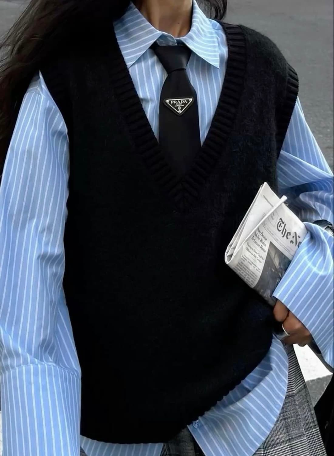 프라다 빈티지 업사이클링 메탈브로치 넥타이핀 상품이미지5