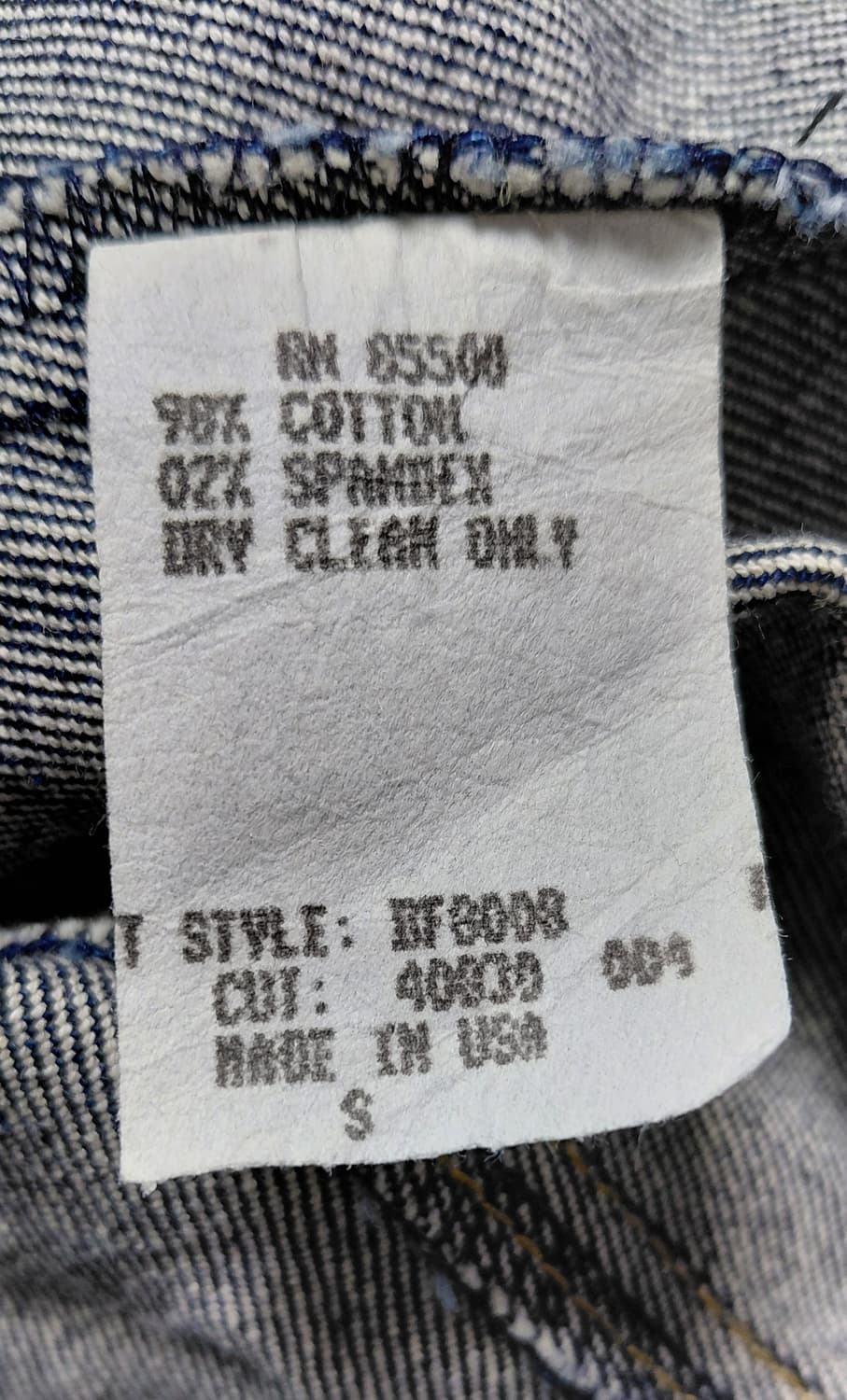 [S/USA] 베이비팻(Baby Phat) 빈티지 생지 데님 자켓 상품이미지6