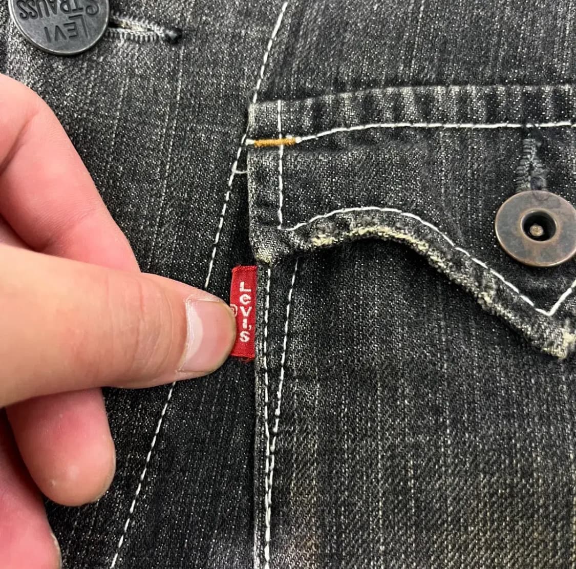 W100 리바이스 레드탭 웨스턴 데님 자켓 상품이미지4