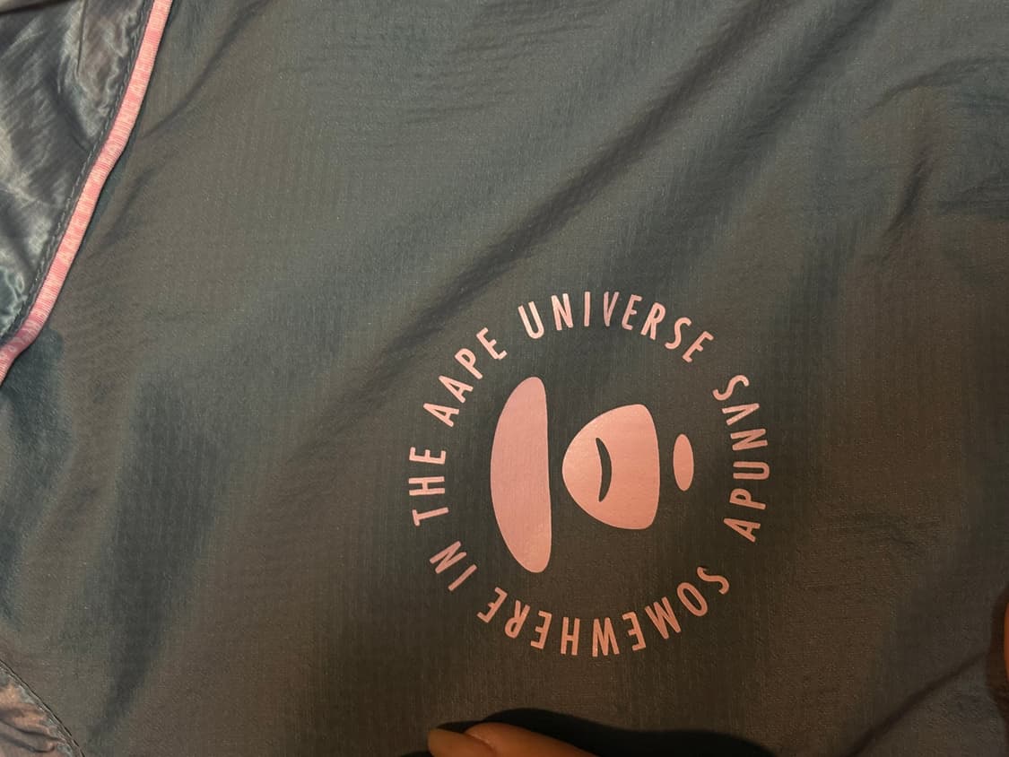 에이프 Aape 우먼 크롭 바람막이 xs 베이프 bape 상품이미지3