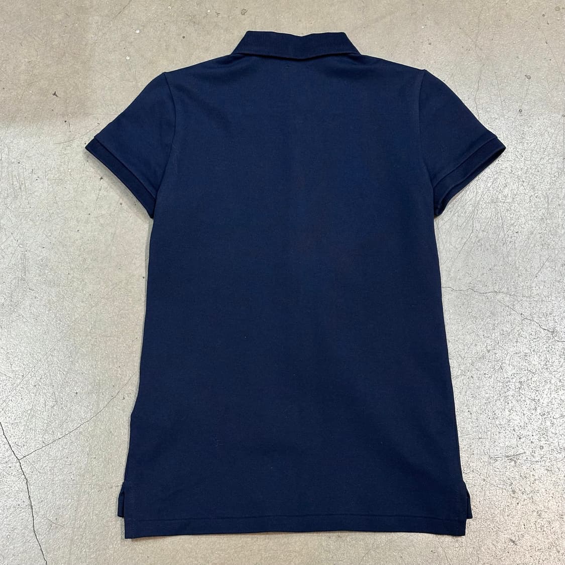 XS 폴로랄프로렌 여성용 네이비 반팔 카라티 상품이미지3