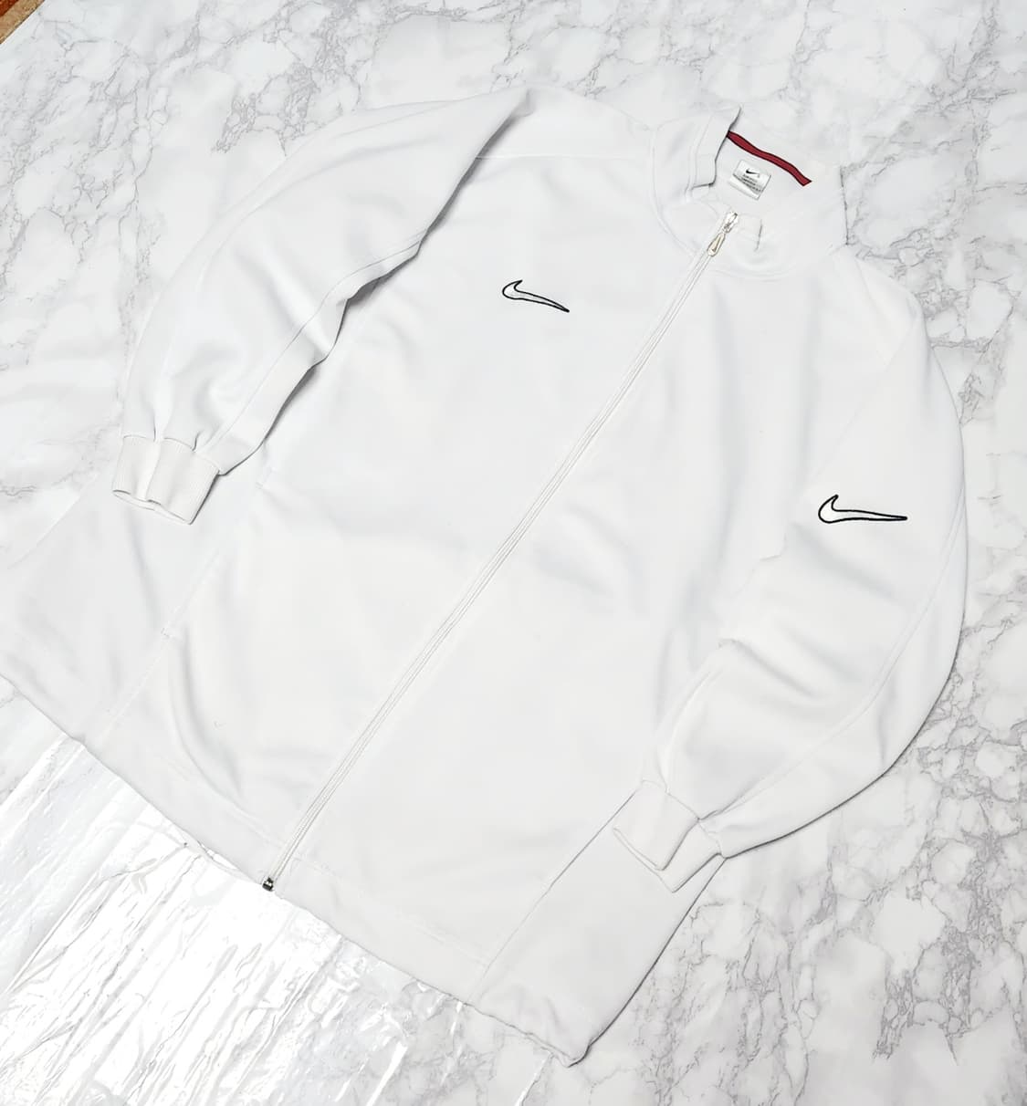 나이키 90s 더블스우시 화이트 트레이닝 져지 자켓 상품이미지4