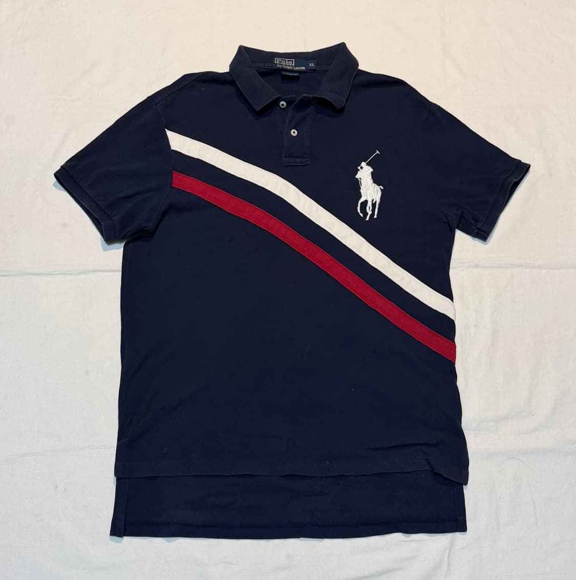 폴로 랄프로렌 빅포니 치프키프 반팔 카라티 네이비 상품이미지1