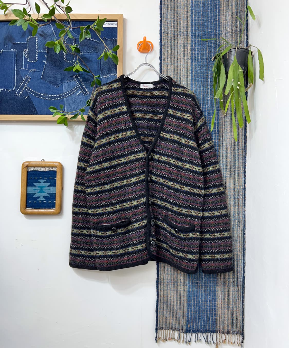 PAPAS  Fair Isle Wool cardigan  상품이미지1