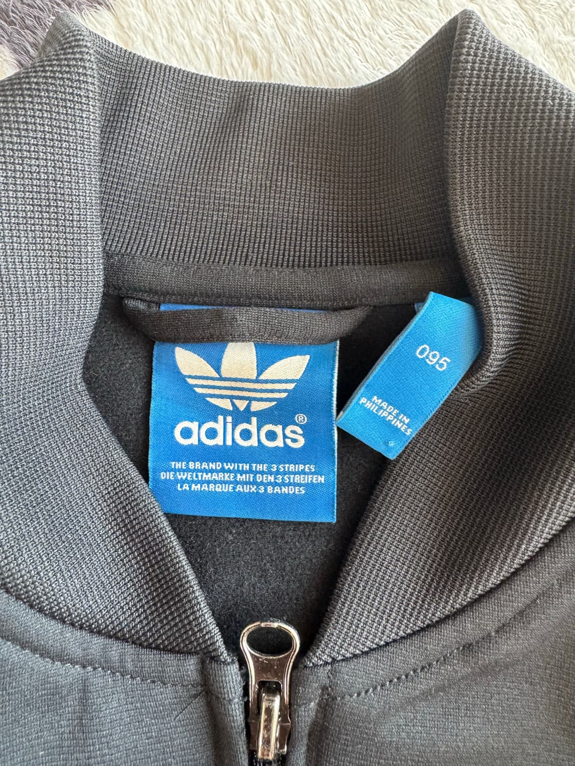 아디다스 크롭 져지 집업 투웨이 빈티지 기모 상품이미지2