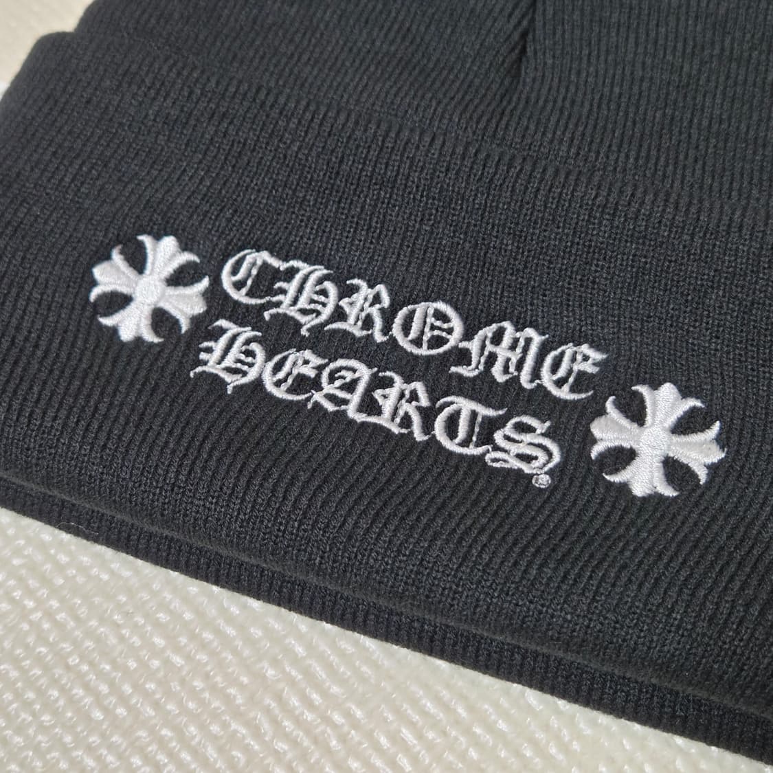 크롬하츠 로고 비니 블랙 OS 사이즈 상품이미지2