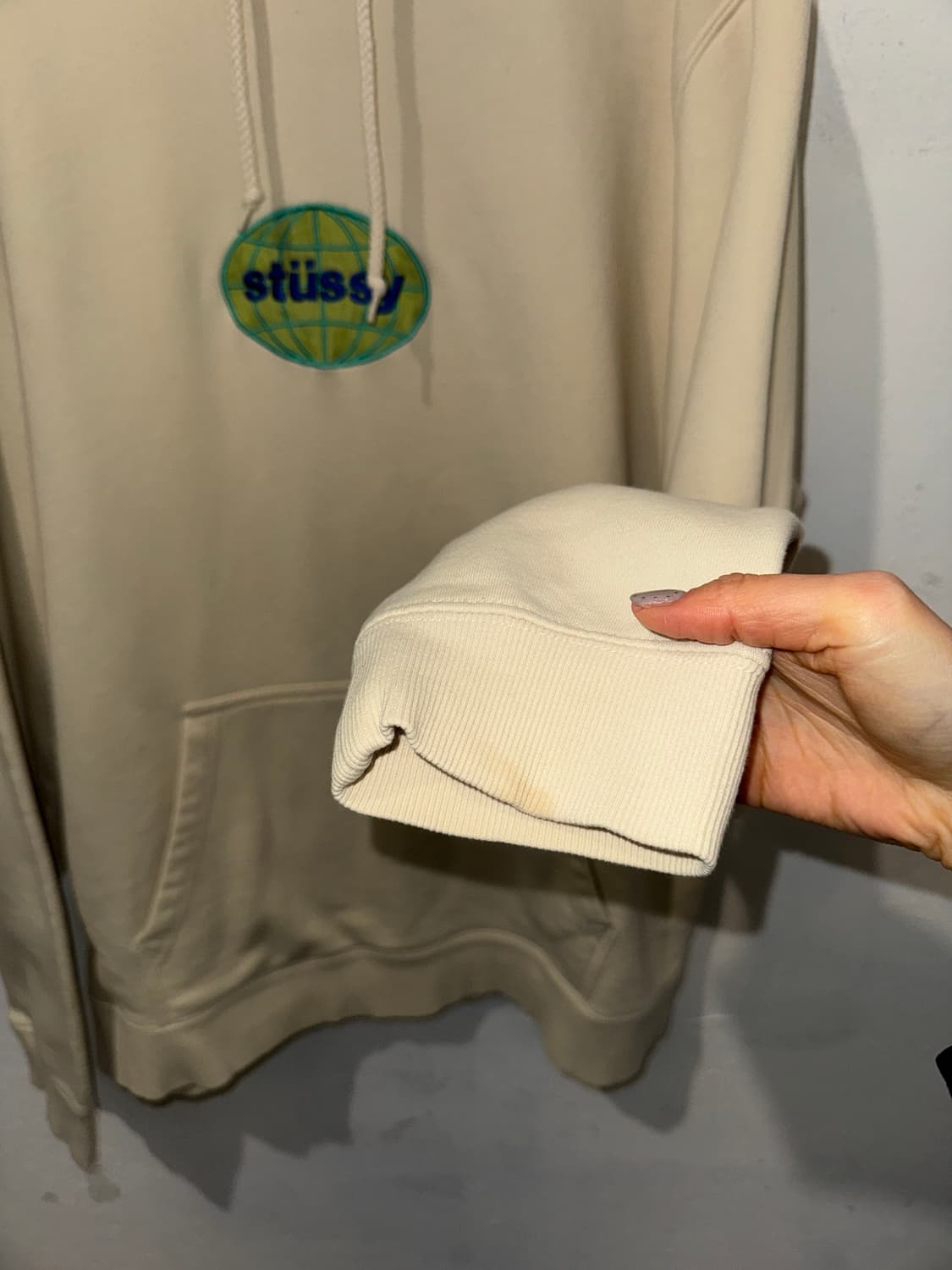 Stussy 글로벌 아플리케 후디 상품이미지3