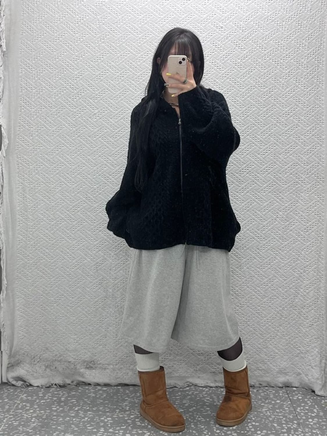 폴로 랄프로렌 여리 폭닥 오버핏 꽈배기 집업 니트 가디건 L C07412 상품이미지2