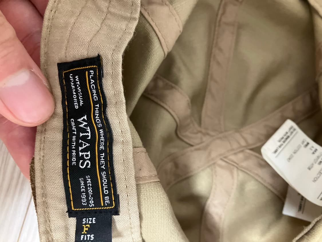 더블탭스 A-3 볼캡 베이지 상품이미지3