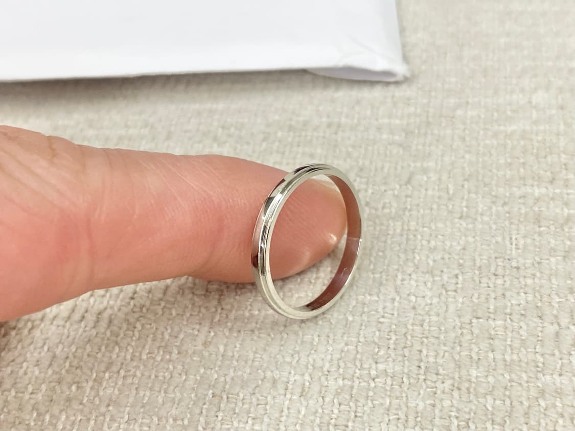 까르띠에 다무르 웨딩 밴드링 pt950 백금 55호 상품이미지6