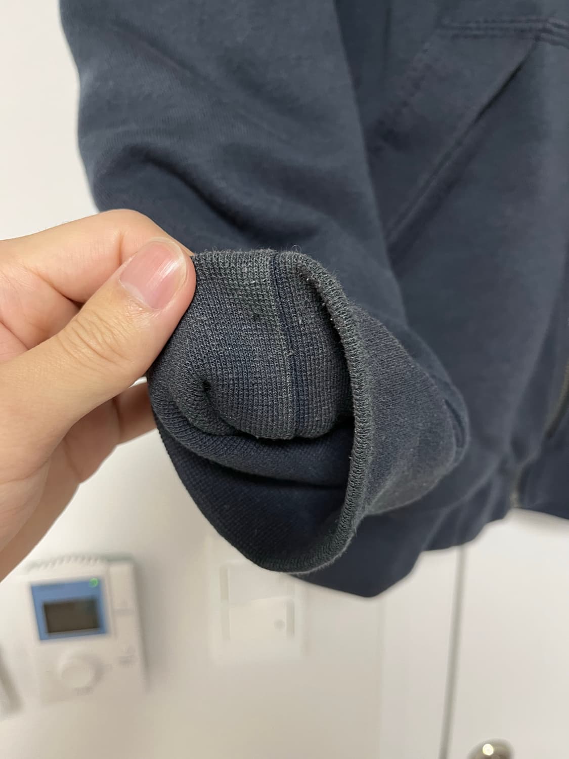 칼하트 써멀 후드 집업 네이비 상품이미지2