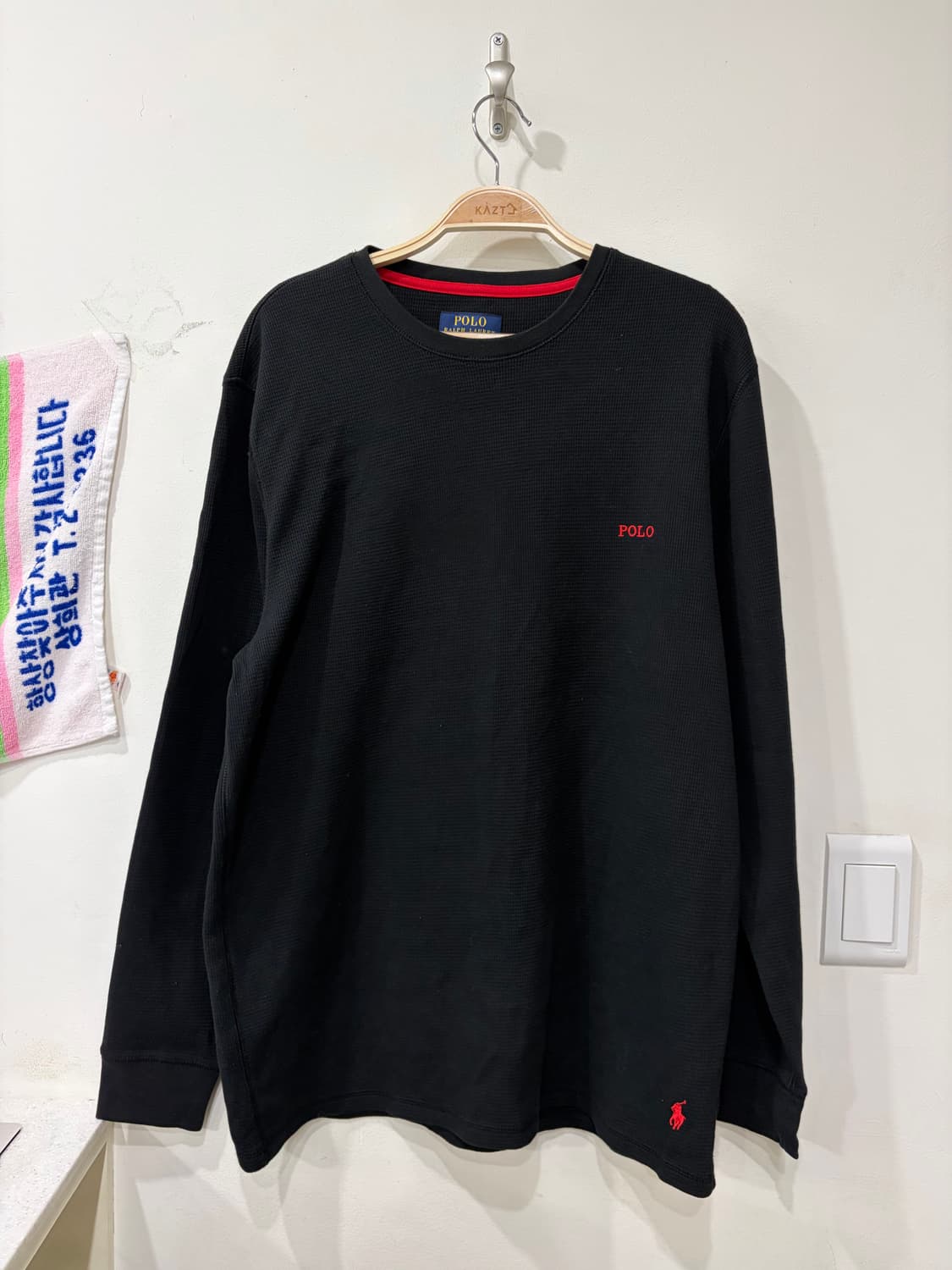 193. 폴로 롱슬리브 와플티 상품이미지1