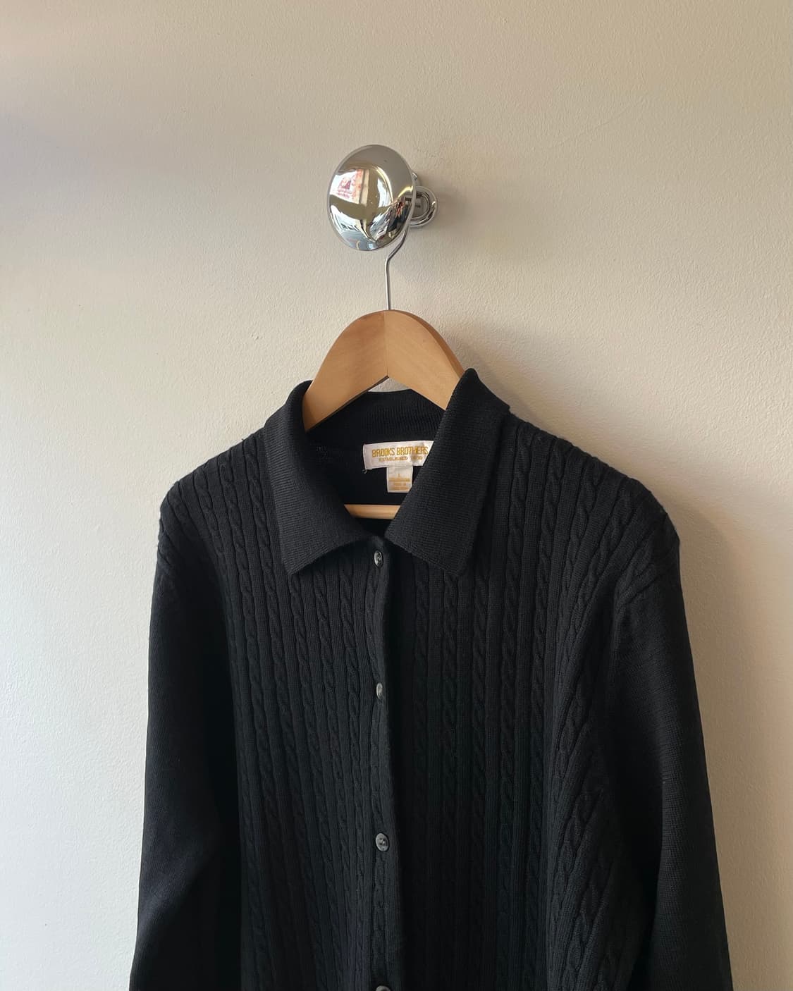 Brooks Brothers wool cable cardigan  상품이미지2