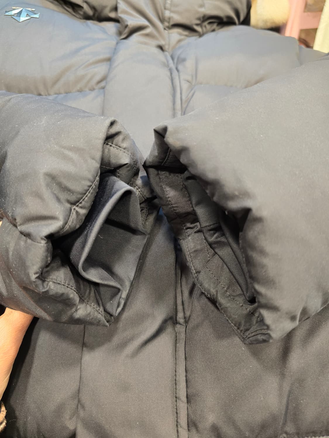 데상트 남성 벤치다운 구스다운 롱패딩 95 상품이미지6