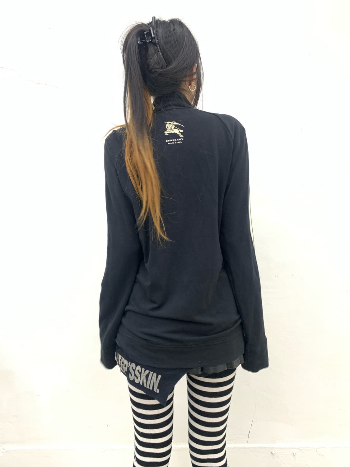 Burberry black label cotton track jersey 상품이미지5