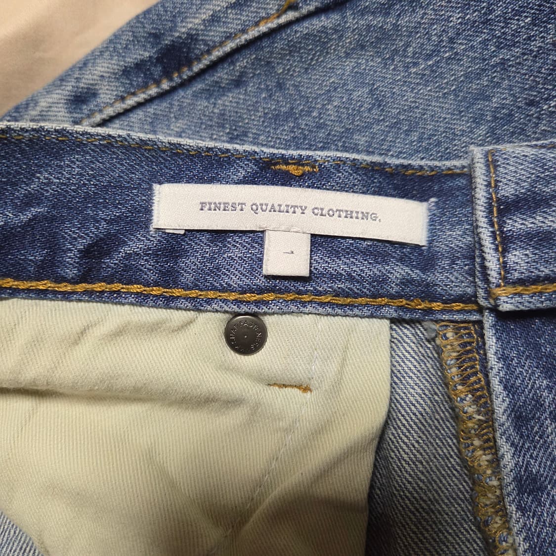 [1] 아워셀브스 와이드 테이퍼드 데님 워시드블루 / 아워셀브즈 중청 상품이미지6