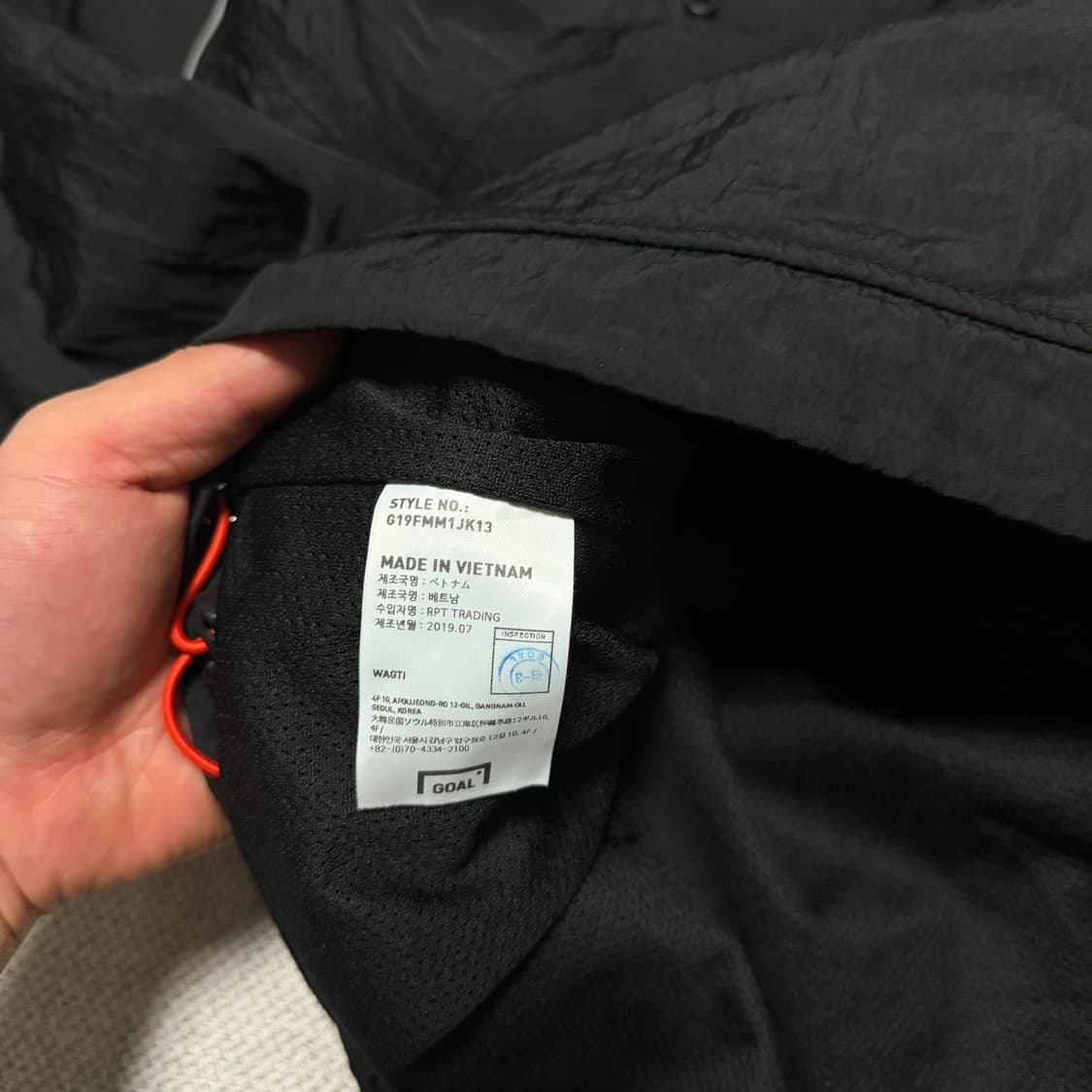 골 스튜디오 나일론 아노락 상품이미지3