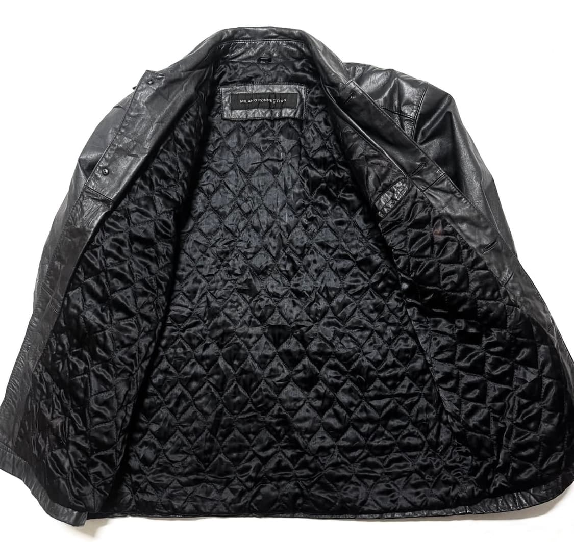 Milano Connection - 레더 코트 상품이미지3