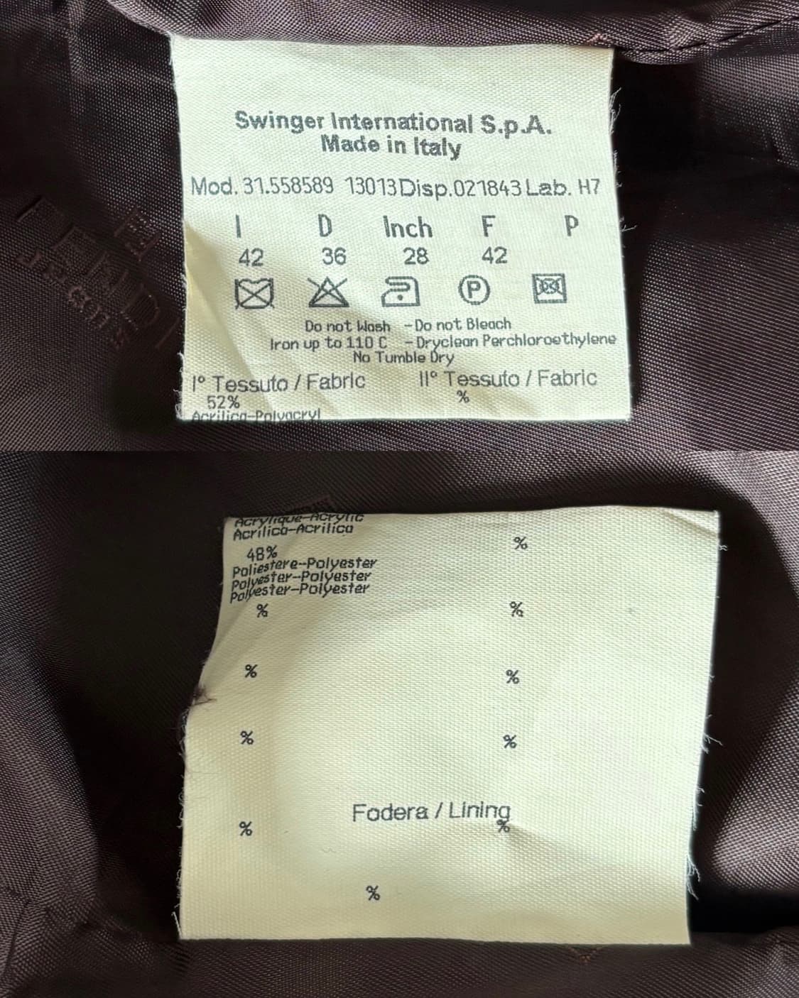 FENDI 펜디 페이크퍼 딥브라운 더블 코트 상품이미지10