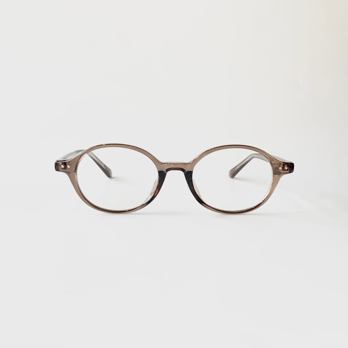 861 클리어브라운 빅사이즈 라운드 뿔테 블랙 남녀공용 픽키안경 상품이미지1