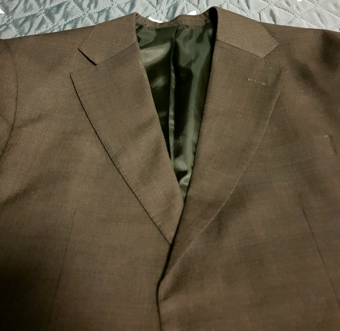 (맞춤정장) 구월양복 이태리원단 클래식 수트+베스트 셋업 다크브라운 상품이미지2