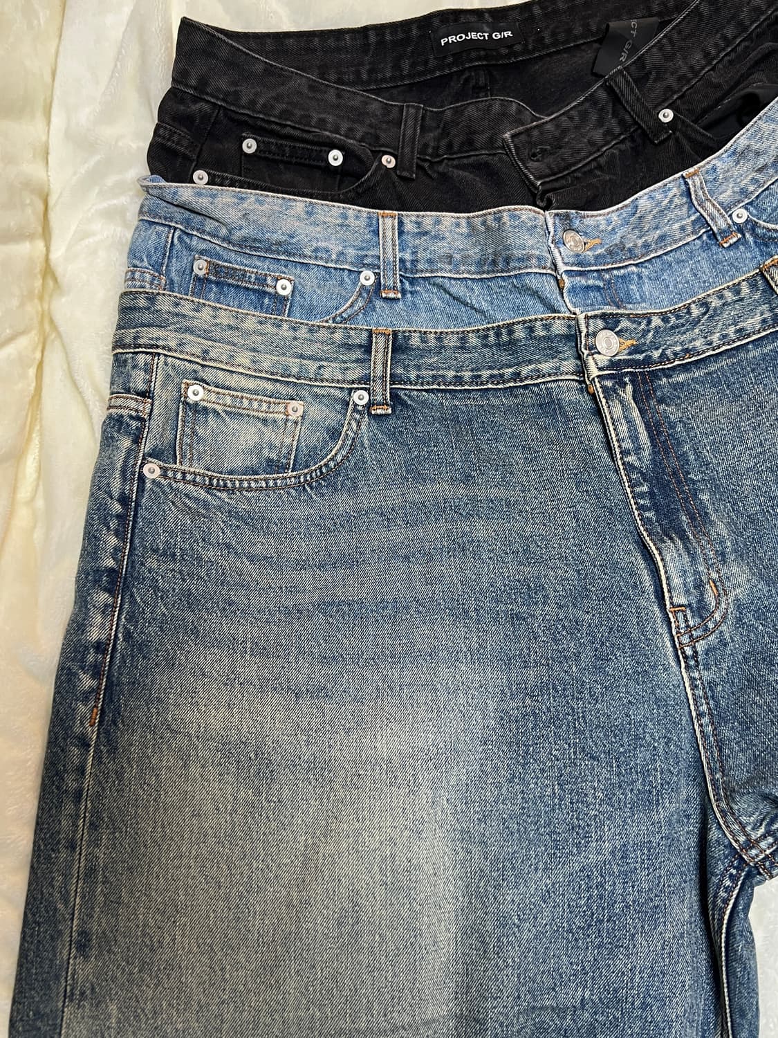 프로젝트 gr 레이어드 데님 3사이즈  상품이미지4