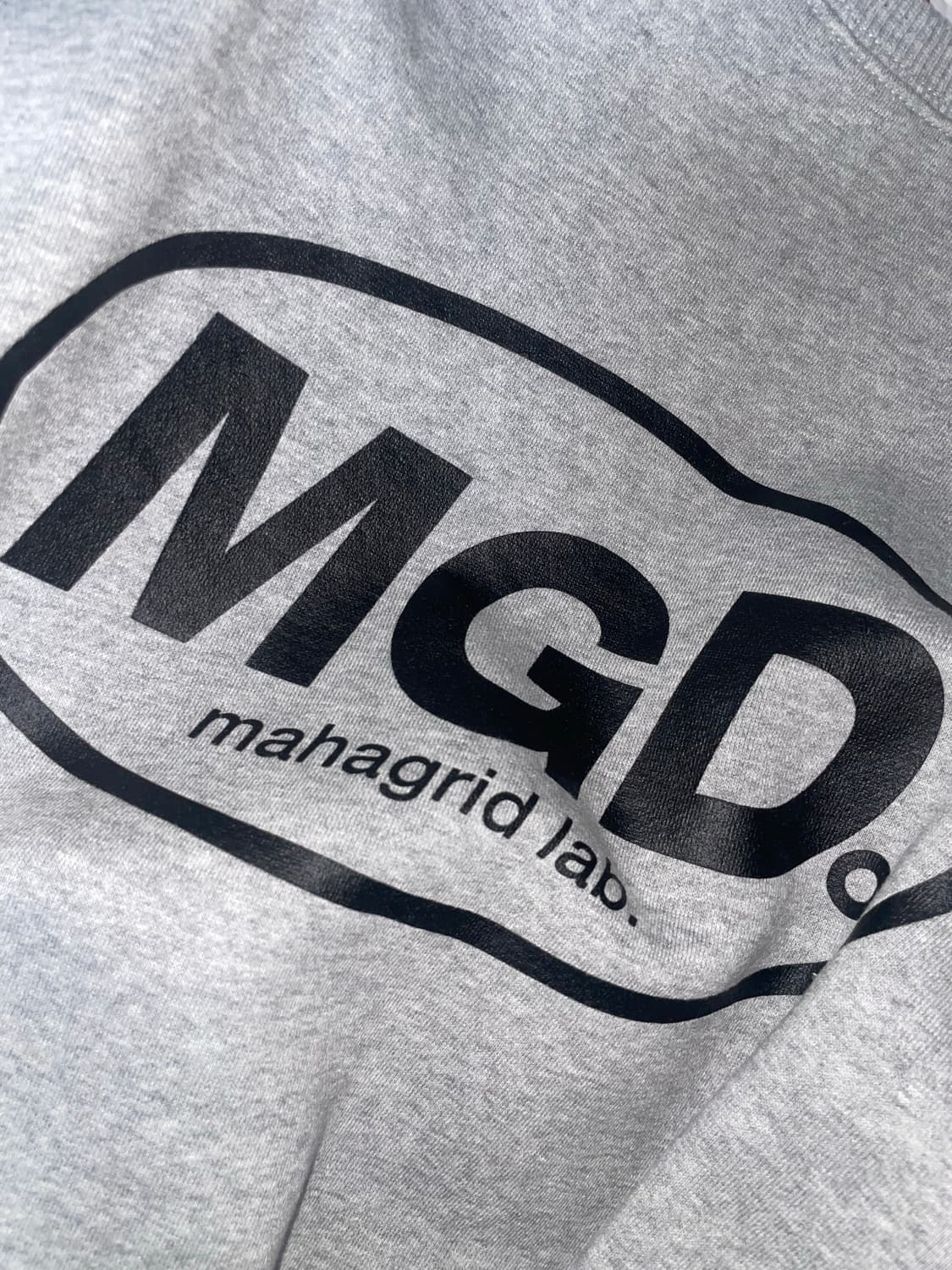 마하그리드 MGD 맨투맨 L 회색 상품이미지2