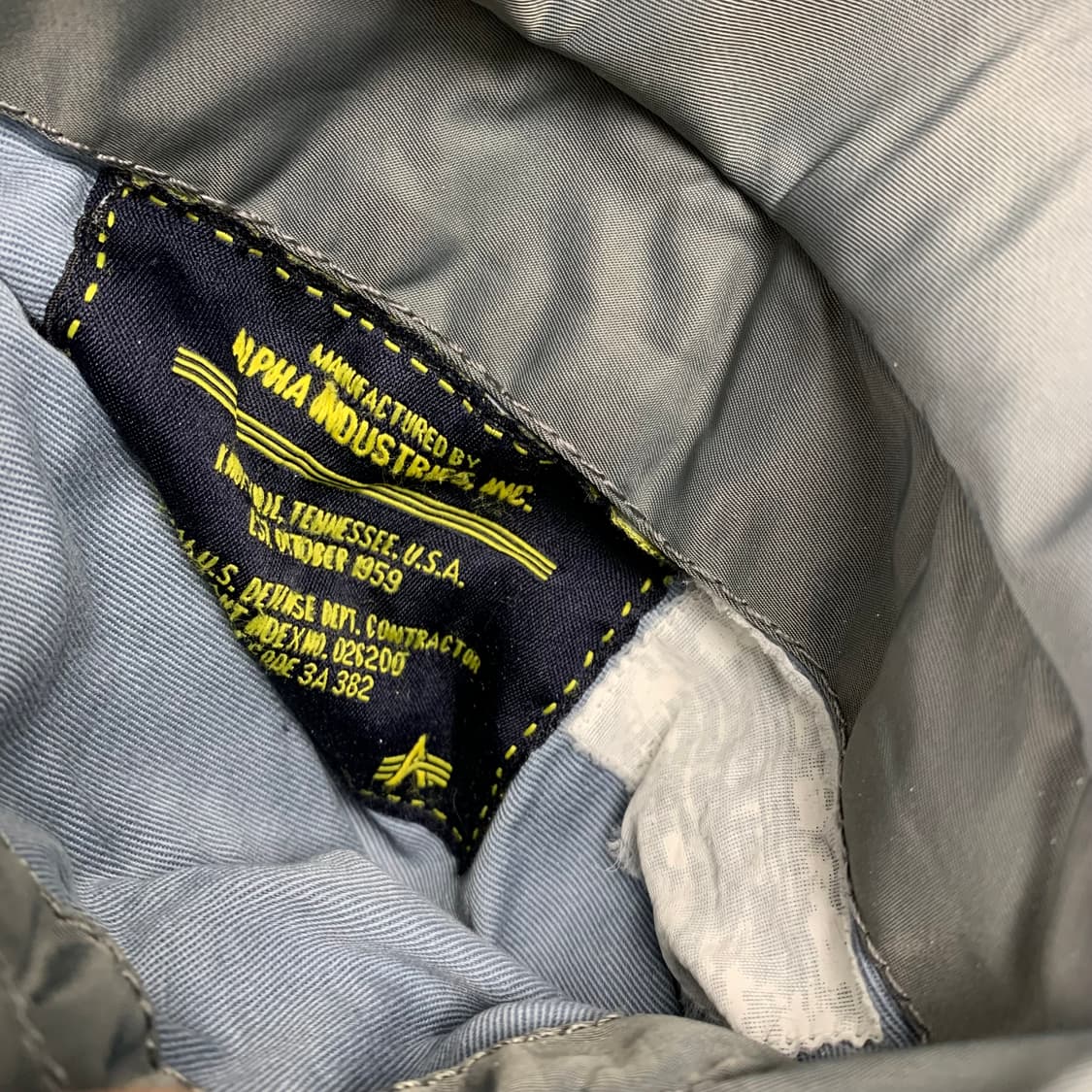 알파인더스트리 ma-1 항공점퍼 건메탈 상품이미지7