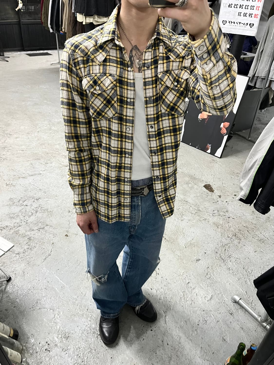 Flash Report western shirt 상품이미지3