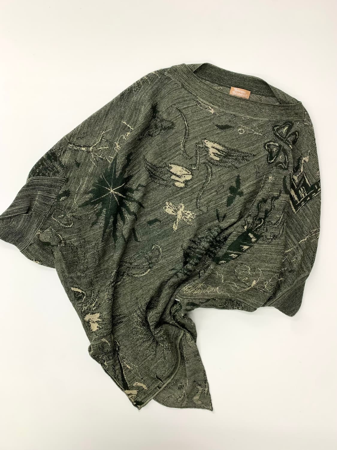 Vivienne Westwood 비비안웨스트우드 에스닉 판초 니트 상품이미지6