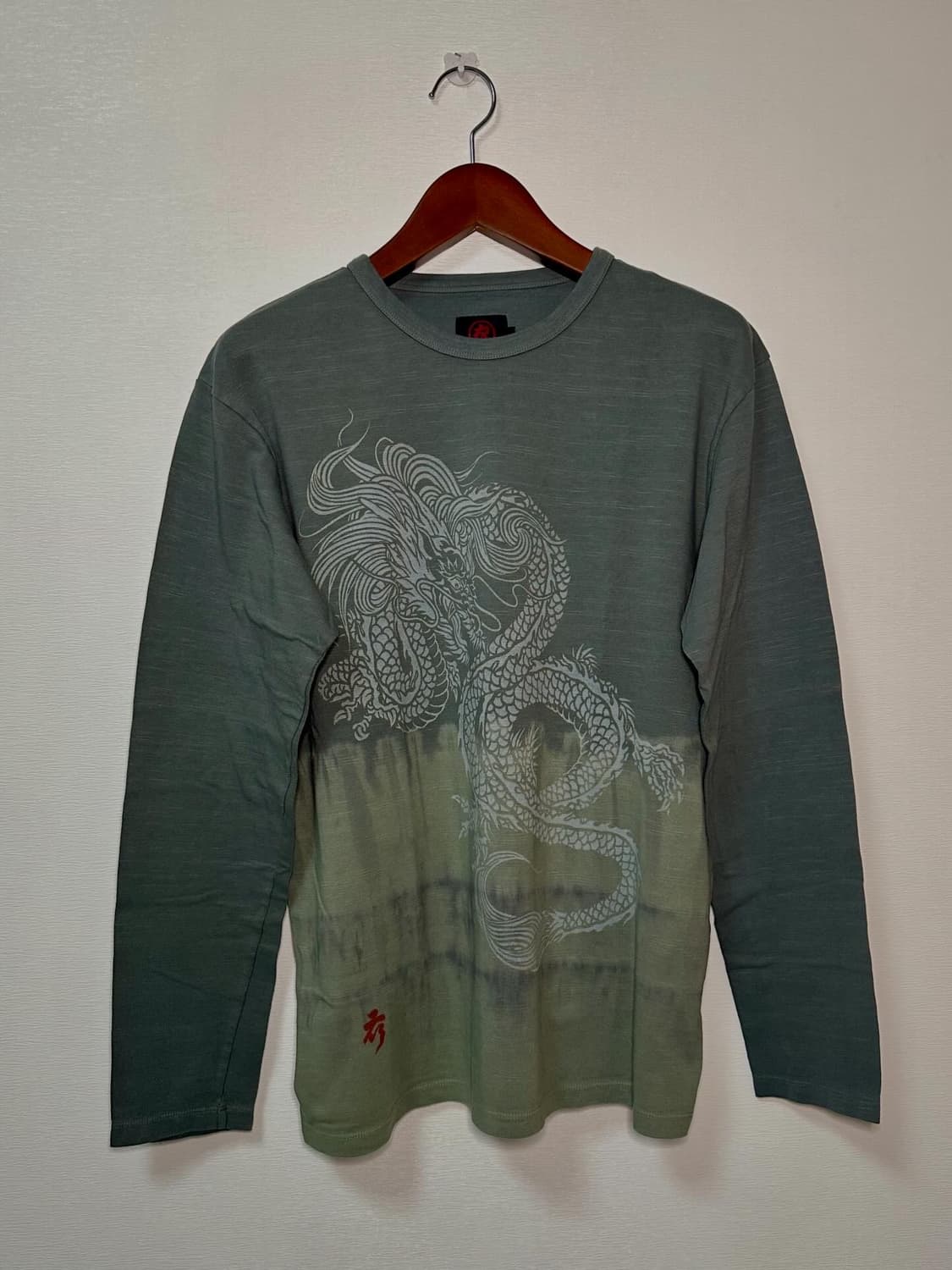 오스티아 재팬 코로모/ 쑥색 용 롱슬리브 (새상품) 상품이미지1