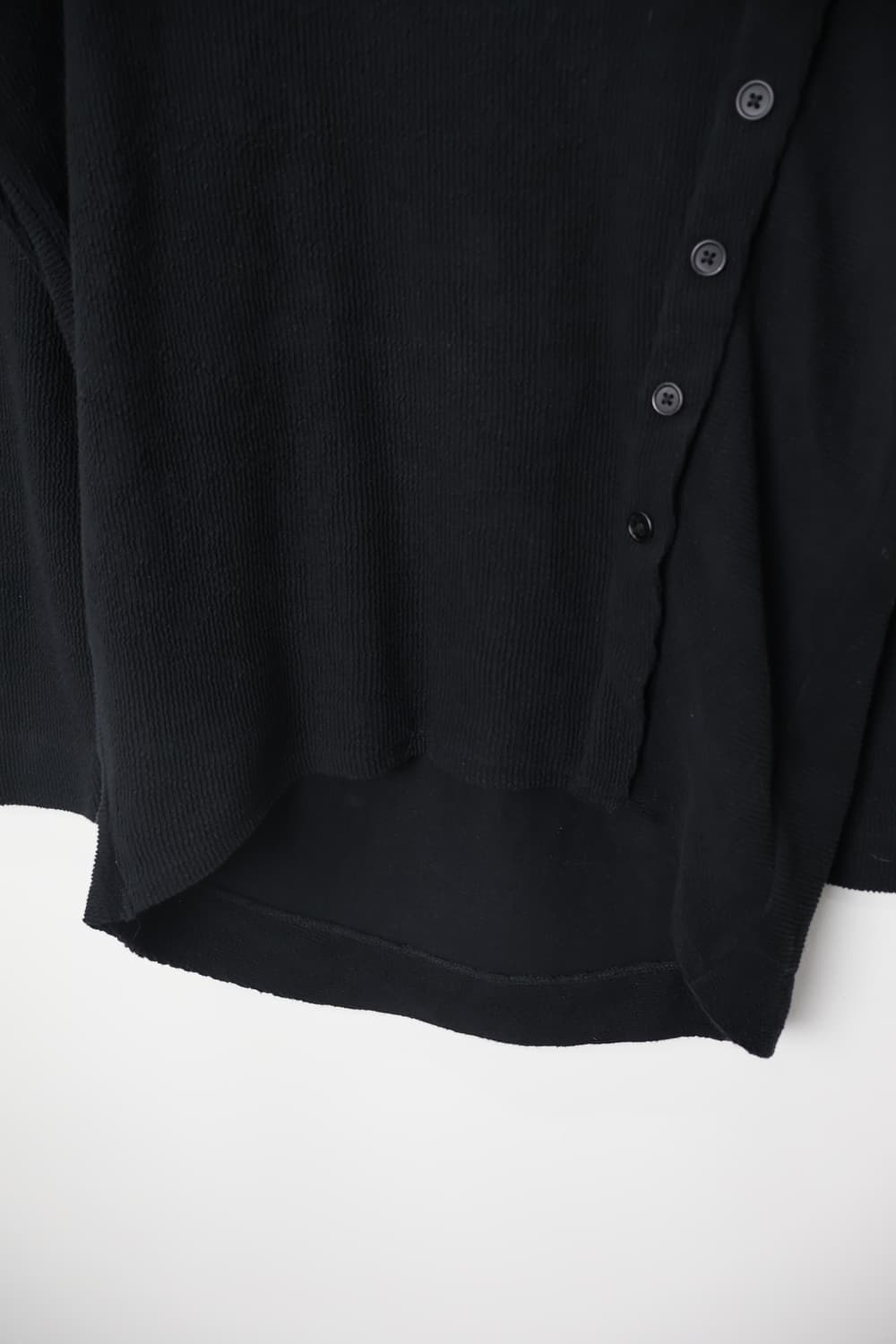 AZUL by moussy Black Side Button Knit 상품이미지4