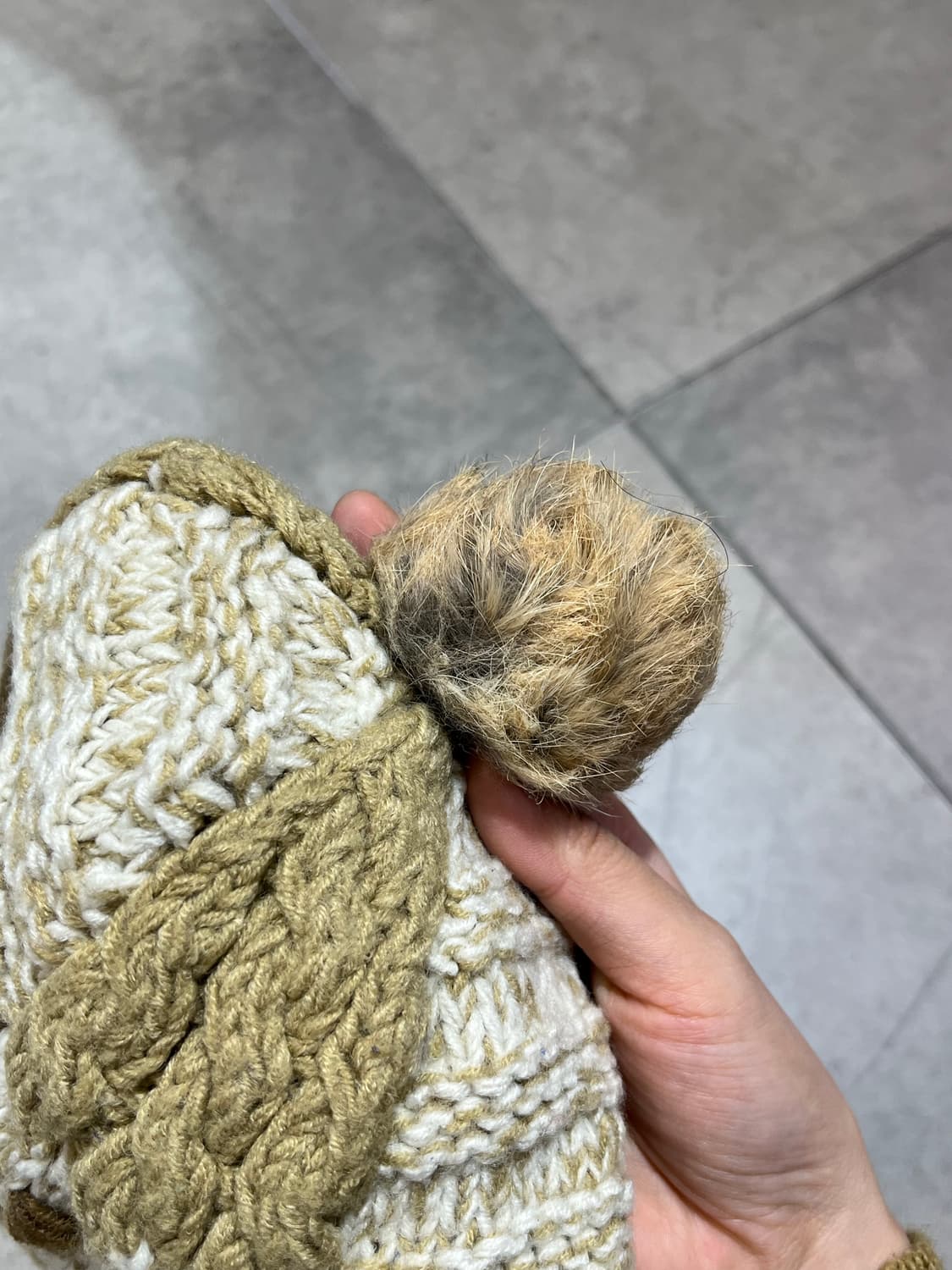 일본 빈티지 모리걸 방울 니트 비니 상품이미지2