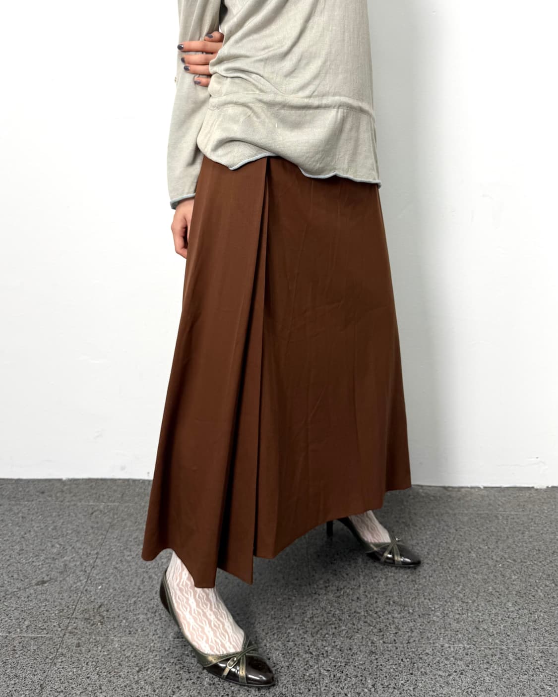 pegorer 슬릿 long skirt 상품이미지4