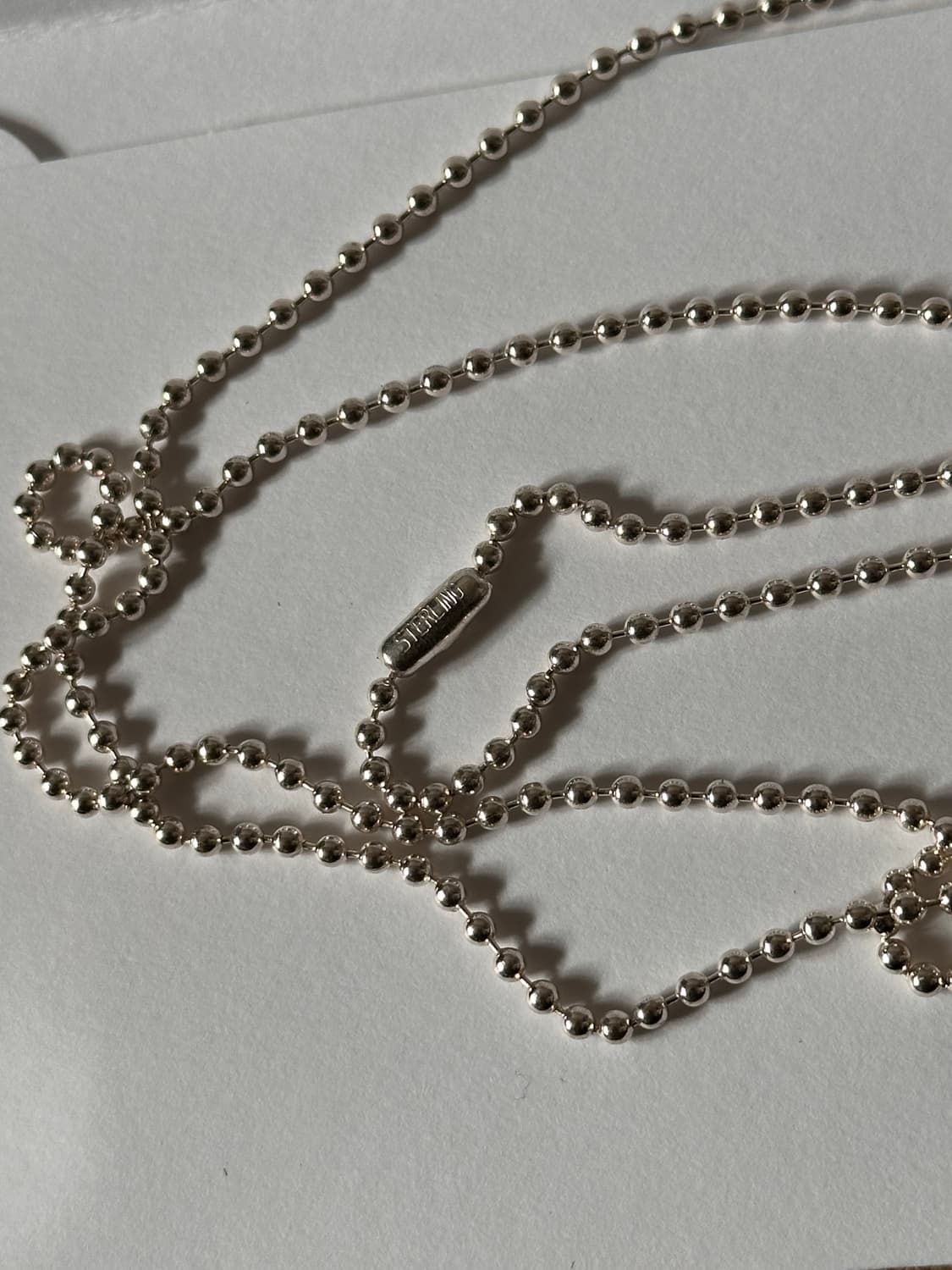 크롬하츠 볼체인 30인치 노커팅 새상품 상품이미지2